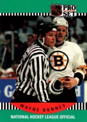 Хоккей. Карточка Referee/Linesman/Судья Wayne Bonney/Уэйн Бонни НХЛ/NHL