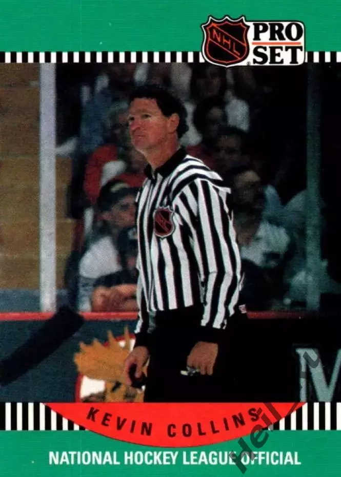 Хоккей. Карточка Referee/Linesman/Судья Kevin Collins/Кевин Коллинз НХЛ/NHL