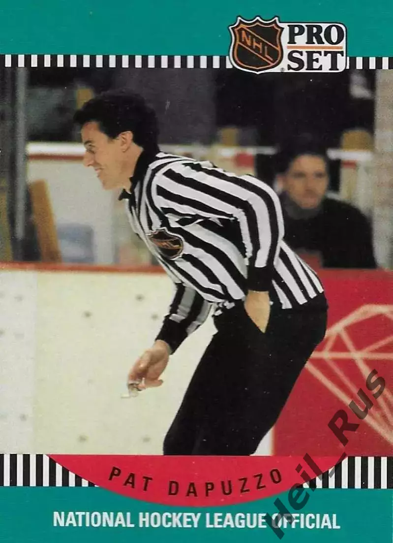 Хоккей. Карточка Referee/Linesman/Судья Pat Dapuzzo/Пэт Дапуццо НХЛ/NHL