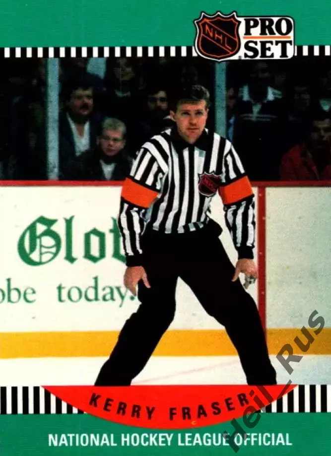 Хоккей. Карточка Referee/Linesman/Судья Kerry Fraser/Керри Фрейзер НХЛ/NHL