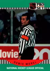 Хоккей. Карточка Referee/Linesman/Судья Denis Morel/Денис Морель НХЛ/NHL