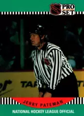 Хоккей. Карточка Referee/Linesman/Судья Jerry Pateman/Джерри Пейтман НХЛ/NHL