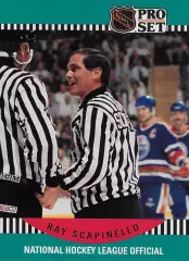 Хоккей. Карточка Referee/Linesman/Судья Ray Scapinello/Рэй Скапинелло НХЛ/NHL
