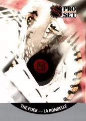 Хоккей. Карточка The Puck-La Rondelle/Шайба НХЛ/NHL коллекция 1990-1991 PRO SET