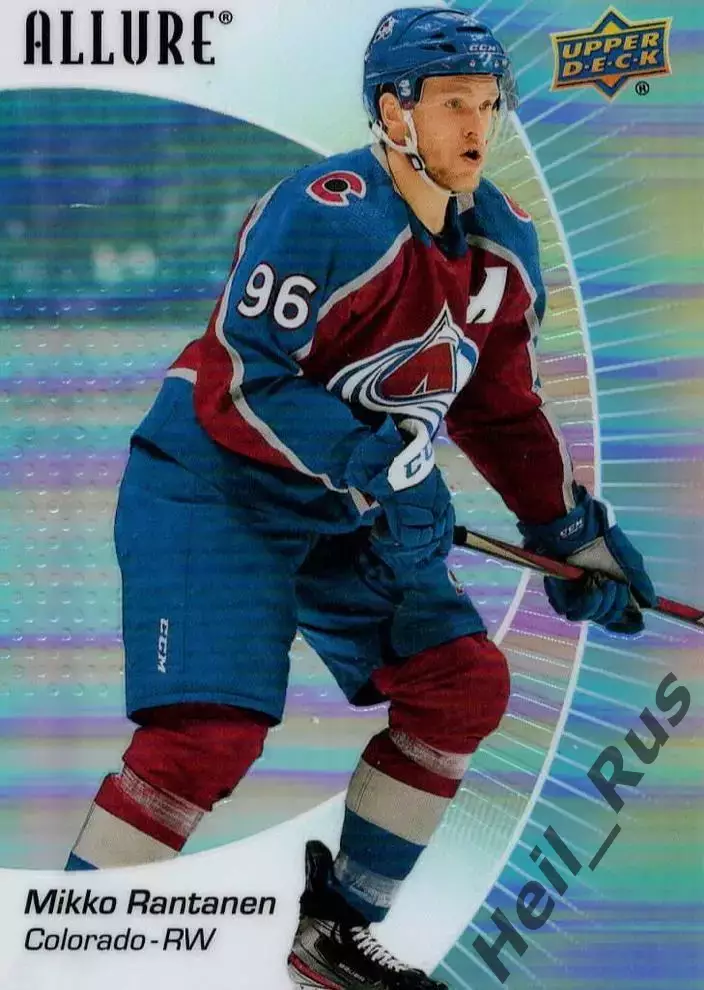 Карточка Rantanen/Микко Рантанен (Colorado Avalanche/Колорадо Эвеланш) NHL/НХЛ