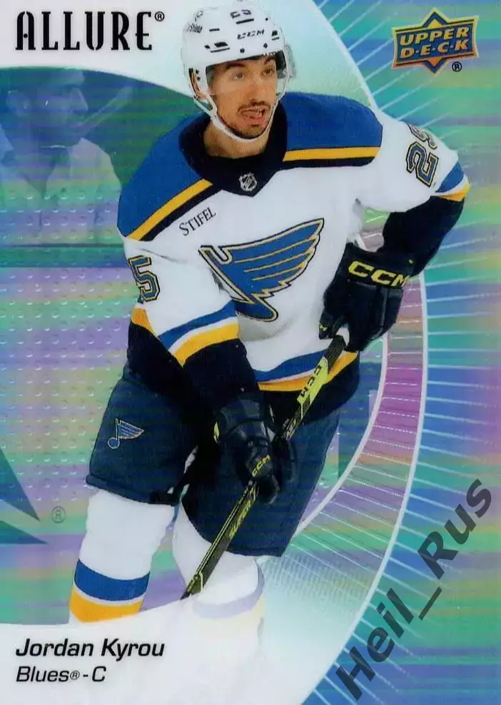 Хоккей Карточка Jordan Kyrou/Джордан Кайру St Louis Blues/Сент-Луис Блюз НХЛ NHL