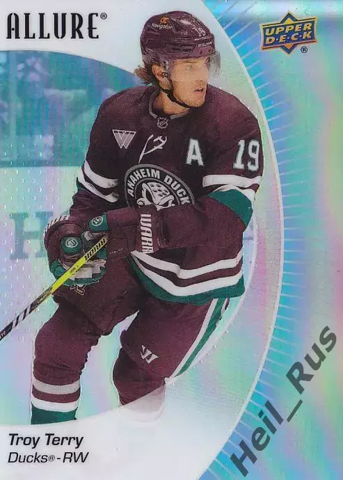 Хоккей Карточка Troy Terry/Трой Терри Anaheim Ducks/Анахайм Дакс НХЛ/NHL 2023-24