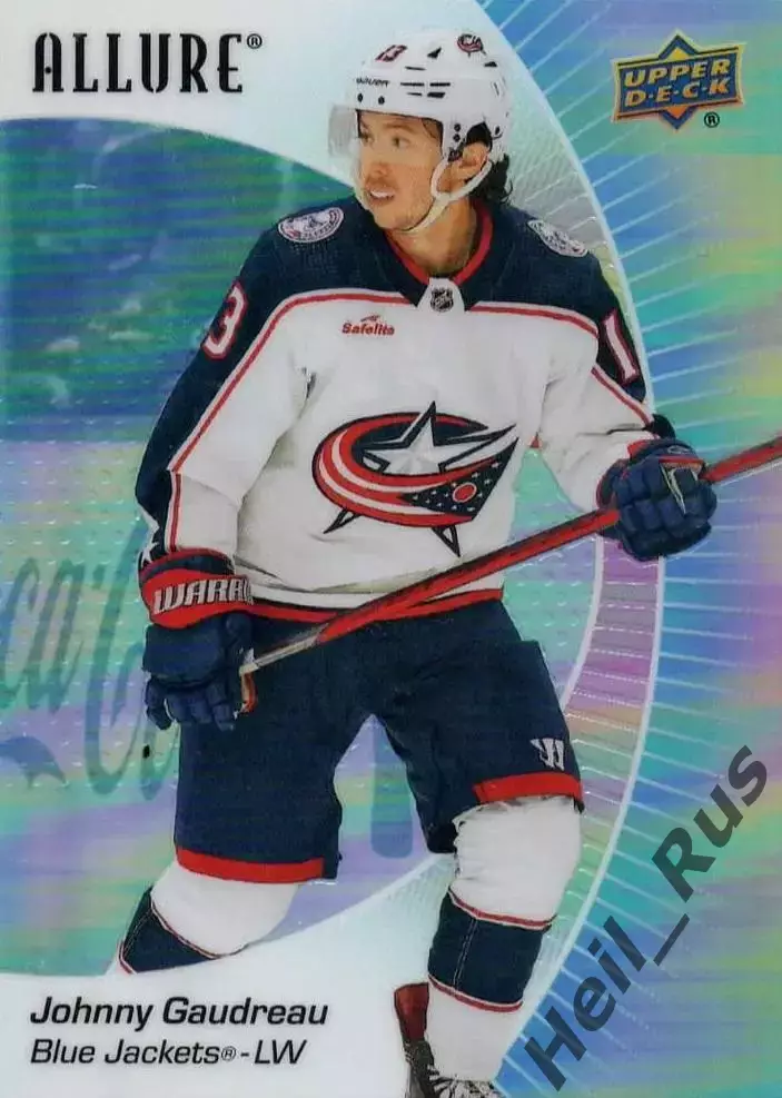 Карточка Johnny Gaudreau/Джонни Годро (Columbus Blue Jackets / Коламбус) НХЛ/NHL