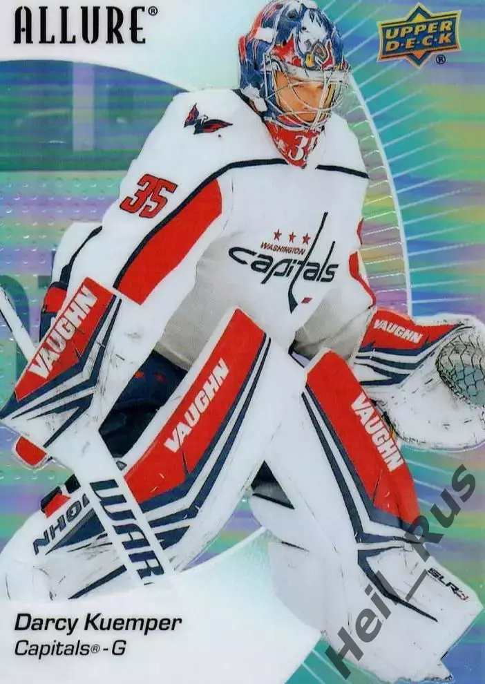 Карточка D. Kuemper/Дарси Кемпер Washington Capitals/Вашингтон Кэпиталз НХЛ/NHL