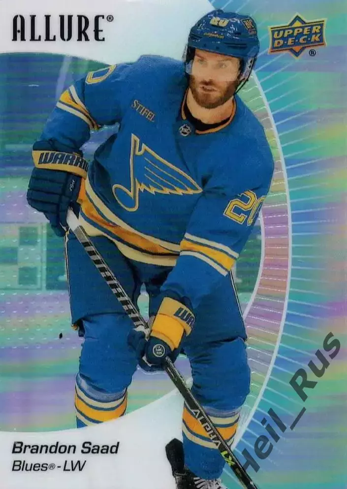 Хоккей Карточка Brandon Saad/Брэндон Саад St. Louis Blues/Сент-Луис Блюз NHL-НХЛ