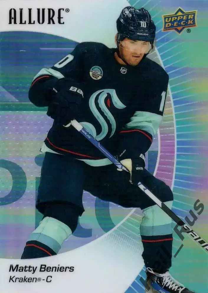 Хоккей Карточка Matty Beniers/Мэтти Бенирс (Seattle Kraken/Сиэтл Кракен) НХЛ/NHL