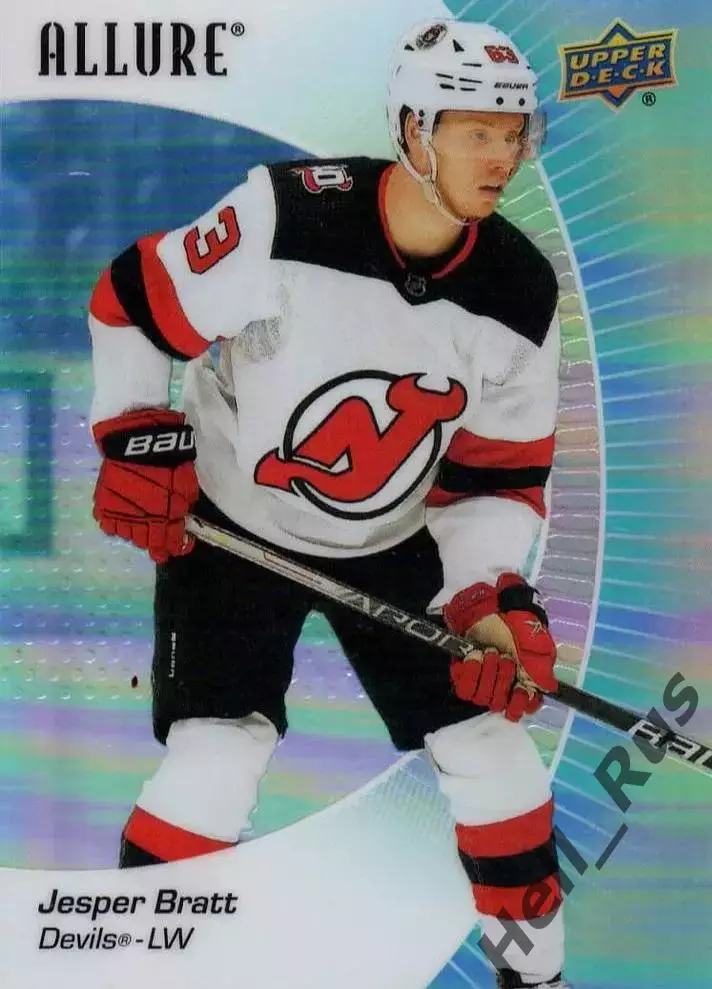 Карточка Jesper Bratt/Йеспер Братт New Jersey Devils/Нью-Джерси Девилз NHL/НХЛ
