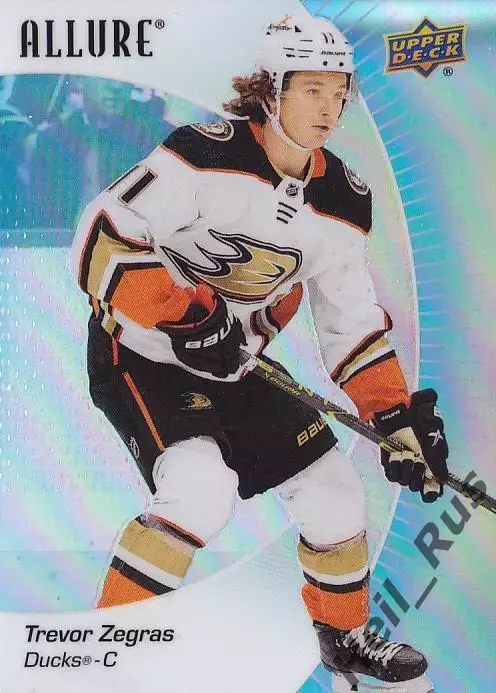 Хоккей Карточка Trevor Zegras / Тревор Зеграс Anaheim Ducks/Анахайм Дакс НХЛ/NHL