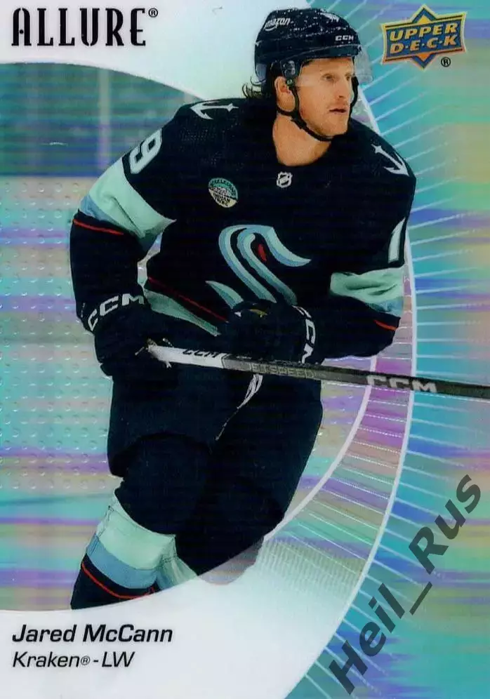 Хоккей; Карточка Jared McCann/Джаред Макканн Seattle Kraken/Сиэтл Кракен NHL/НХЛ