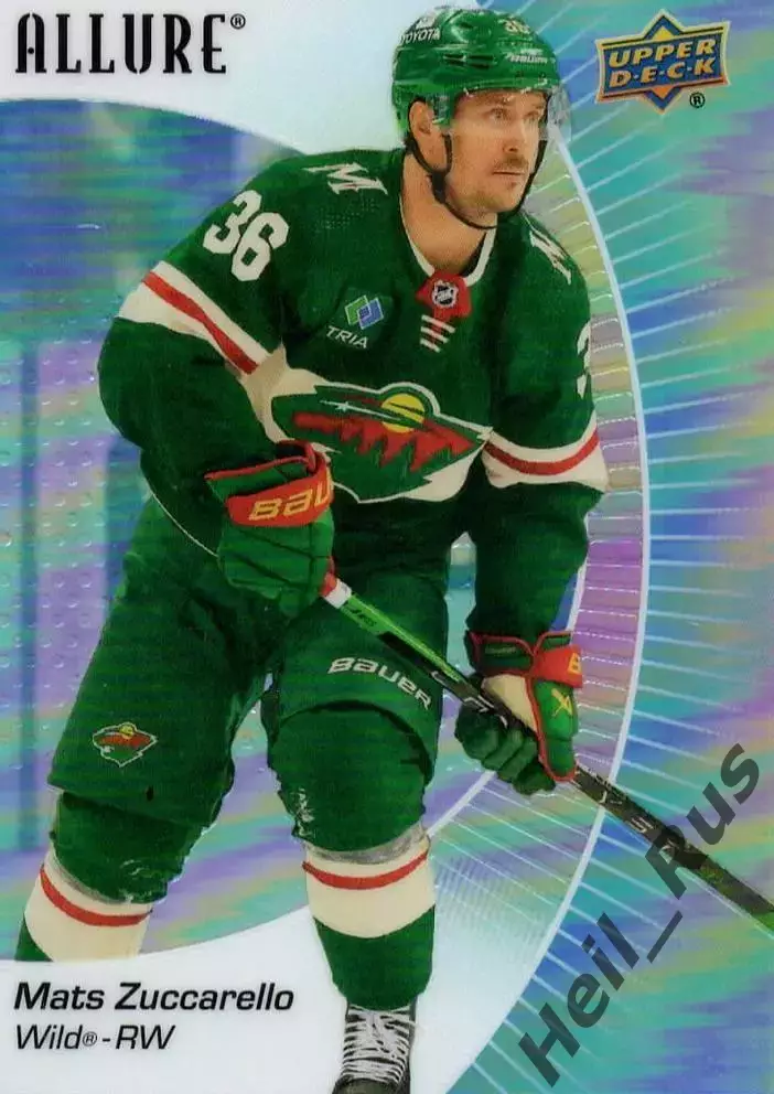 Карточка Матс Цуккарелло Minnesota Wild/Миннесота/Металлург Магнитогорск НХЛ/КХЛ