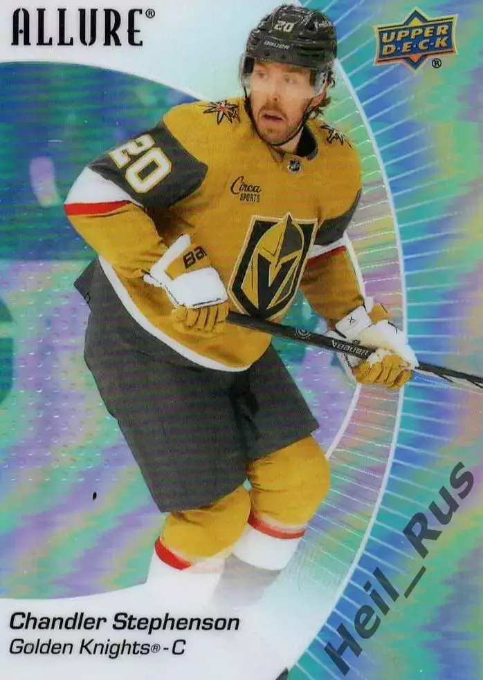 Хоккей. Карточка Stephenson/Чендлер Стивенсон Vegas Golden Knights/Вегас НХЛ-NHL