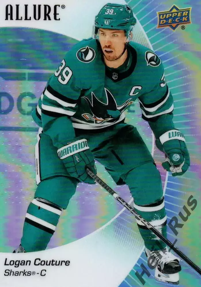 Хоккей Карточка Logan Couture/Логан Кутюр San Jose Sharks/Сан Хосе Шаркс NHL/НХЛ