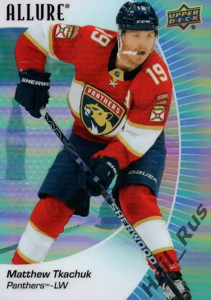 Карточка Matthew Tkachuk/Мэттью Ткачук Florida Panthers/Флорида Пантерз, NHL/НХЛ