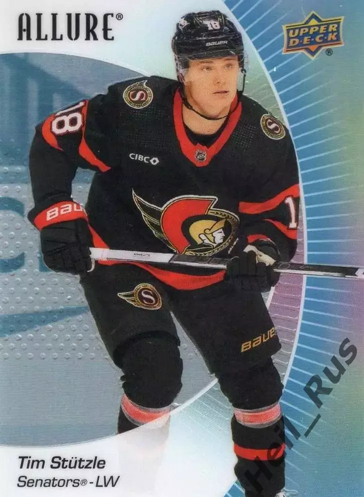 Хоккей Карточка Tim Stutzle / Тим Штюцле Ottawa Senators/Оттава Сенаторз НХЛ/NHL