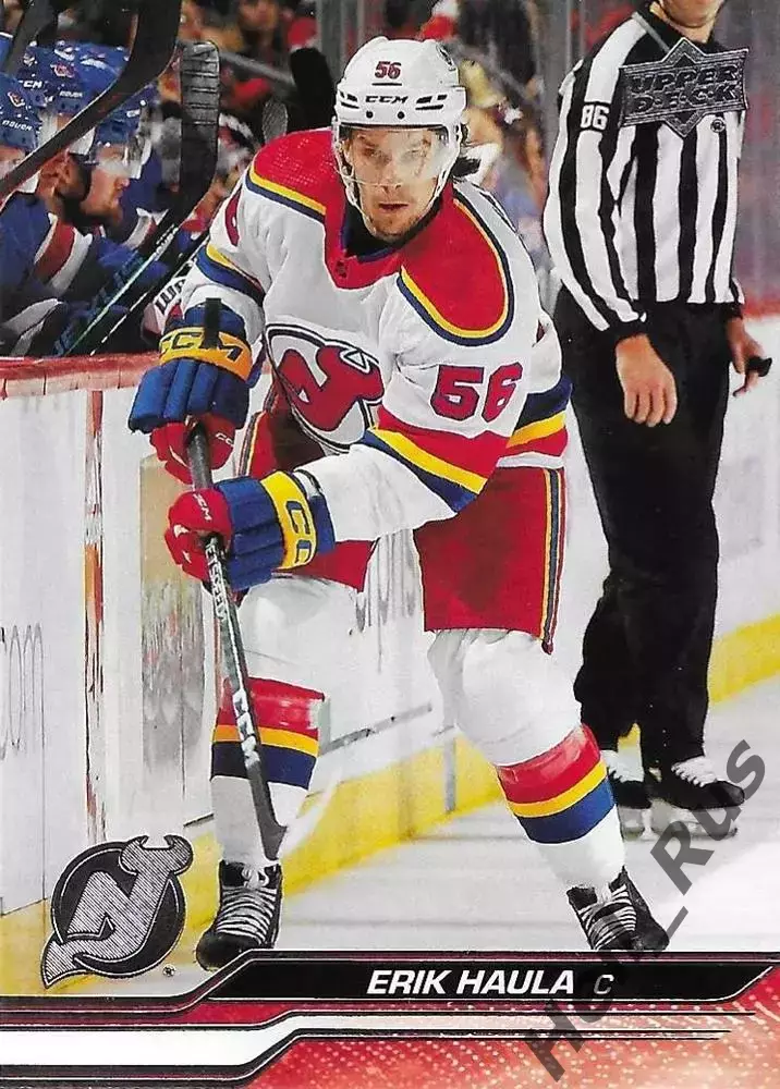 Карточка Erik Haula / Эрик Хаула (New Jersey Devils/Нью-Джерси Девилз) НХЛ/NHL