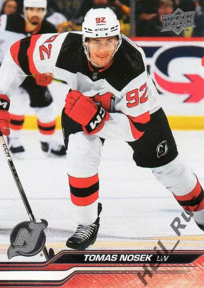 Карточка Tomas Nosek/Томаш Носек (New Jersey Devils/Нью-Джерси Девилз) НХЛ/NHL
