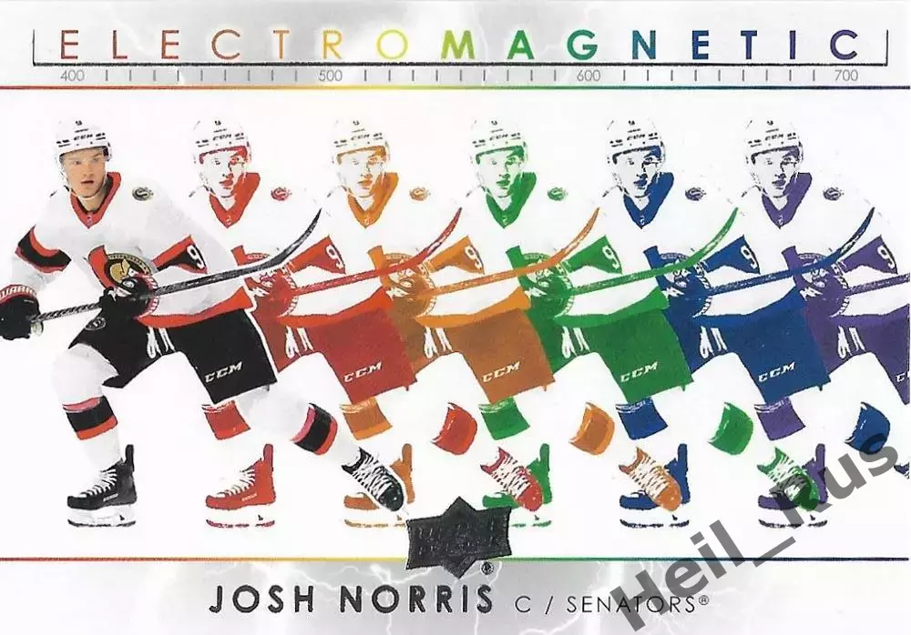 Хоккей; Карточка Josh Norris/Джош Норрис Ottawa Senators/Оттава Сенаторз NHL/НХЛ