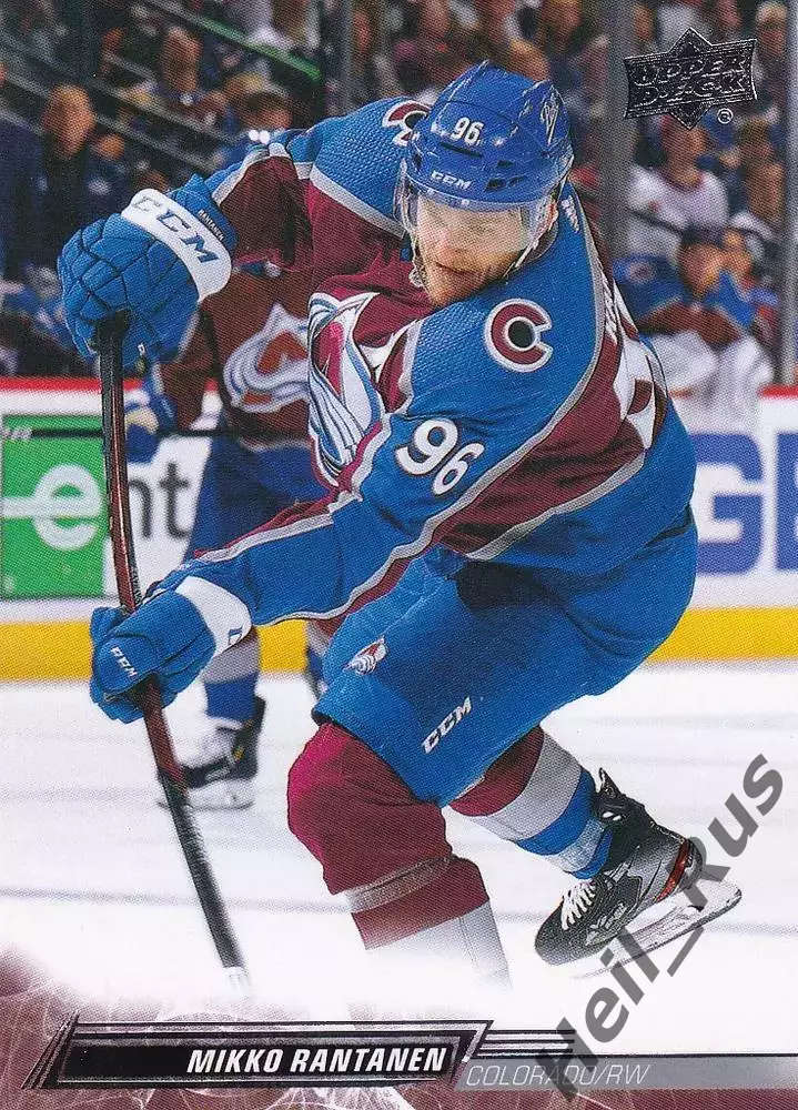 Карточка Rantanen / Микко Рантанен (Colorado Avalanche/Колорадо Эвеланш) NHL/НХЛ