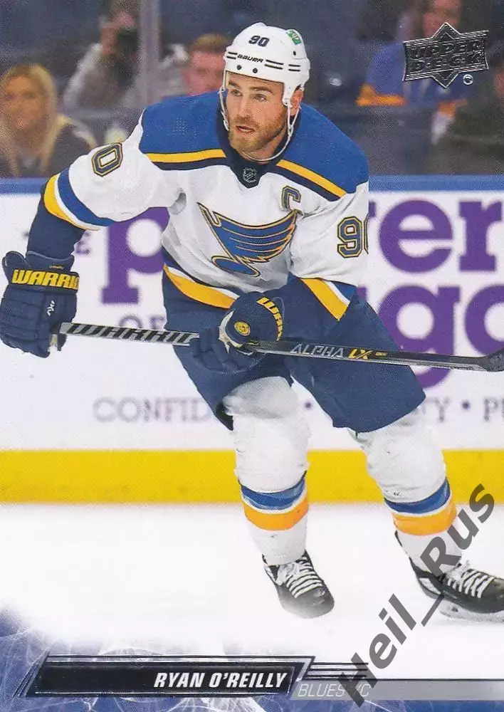 Карточка Райан О’Райли St Louis Blues/Сент-Луис, Металлург Магнитогорск НХЛ, КХЛ