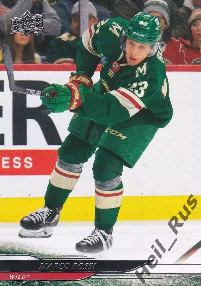 Хоккей; Карточка Marco Rossi/Марко Росси Minnesota Wild/Миннесота Уайлд НХЛ/NHL