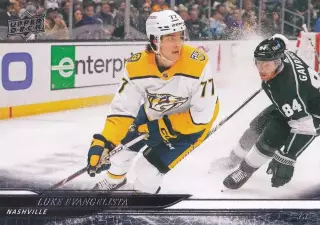 Карточка Luke Evangelista/Люк Эвангелиста (Nashville Predators/Нэшвилл) НХЛ/NHL