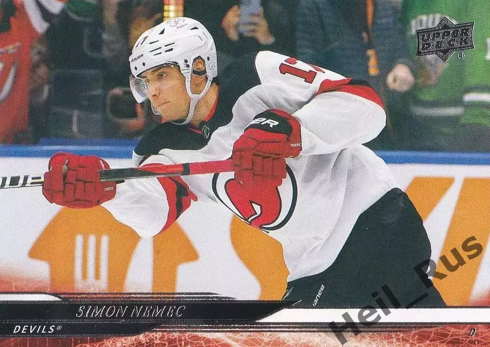 Карточка Simon Nemec/Шимон Немец (New Jersey Devils/Нью-Джерси Девилз) НХЛ/NHL