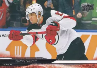 Карточка Simon Nemec/Шимон Немец (New Jersey Devils/Нью-Джерси Девилз) НХЛ/NHL