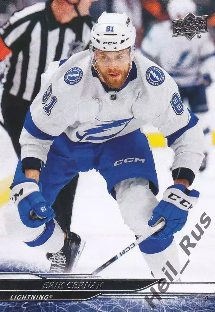 Карточка Erik Cernak/Эрик Чернак Tampa Bay Lightning/Тампа-Бэй Лайтнинг НХЛ/NHL