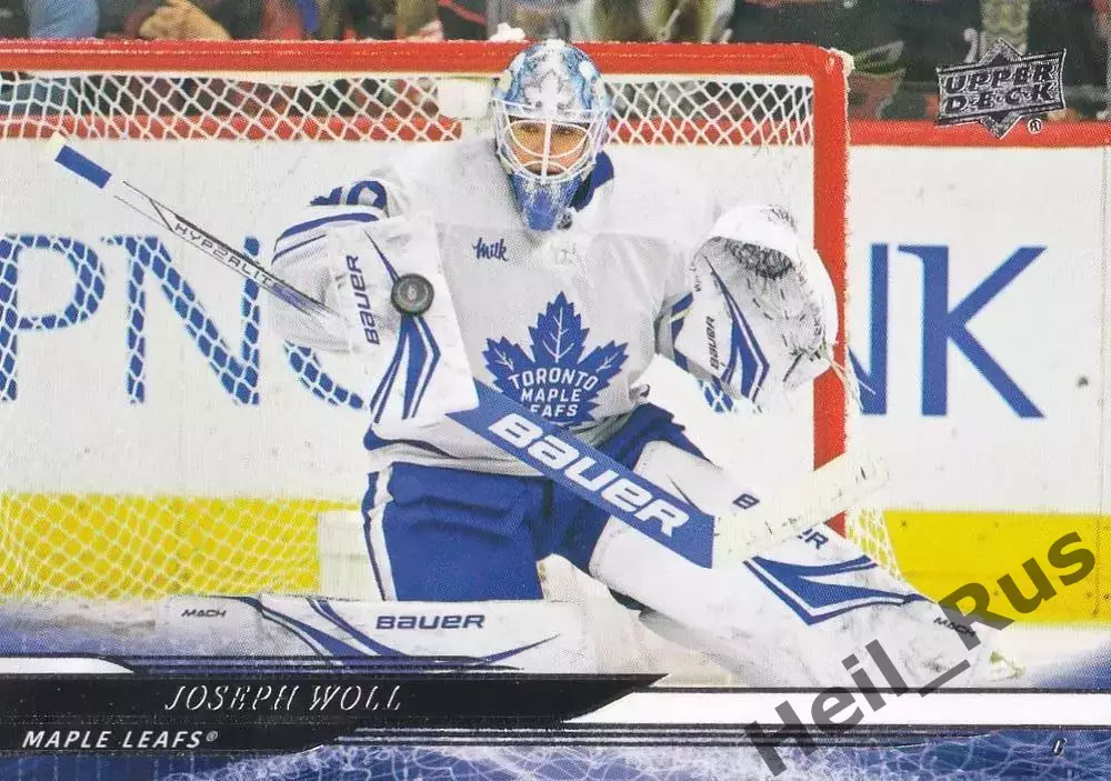 Карточка Joseph Woll/Джозеф Уолл Toronto Maple Leafs/Торонто Мейпл Лифс НХЛ/NHL