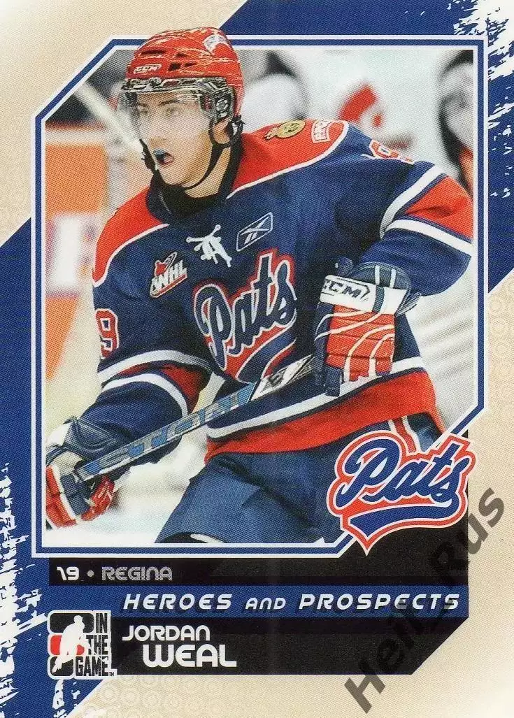 Хоккей Карточка Джордан Уил (Regina Pats, Динамо Москва, Ак Барс Казань) НХЛ/КХЛ