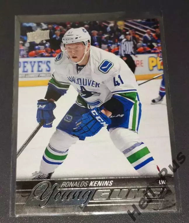 Хоккей Карточка Kenins/Роналдс Кениньш Vancouver Canucks/Ванкувер Кэнакс НХЛ/NHL