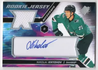 Карточка автограф Николай Кныжов San Jose Sharks/Сан-Хосе Шаркс, СКА НХЛ/NHL/КХЛ