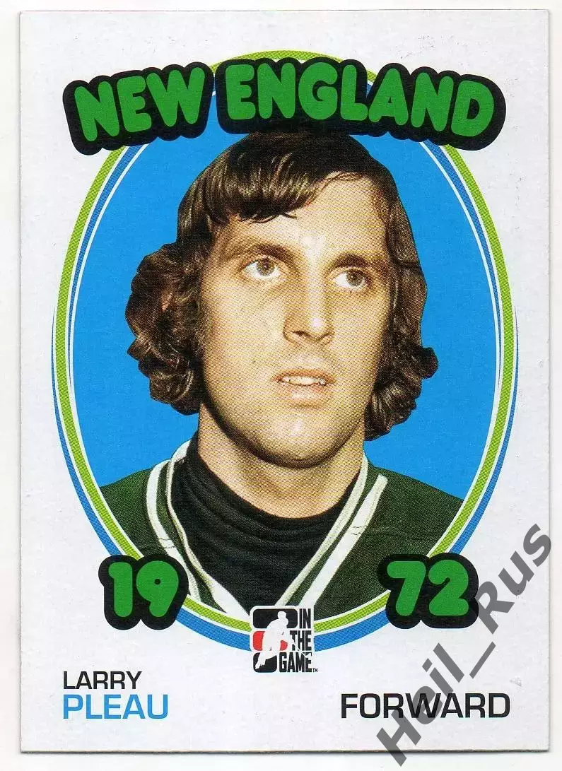 Карточка Larry Pleau/Ларри Плеу New England Whalers/Нью-Инглэнд WHA/ВХА, NHL/НХЛ