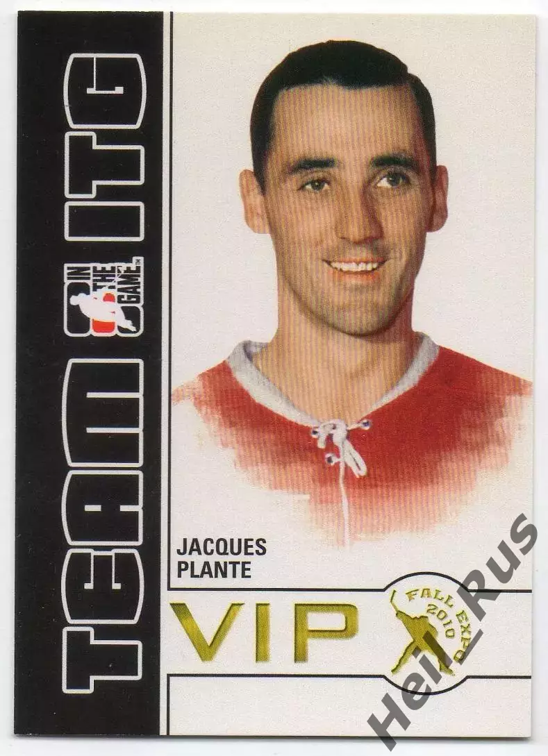 Карточка Jacques Plante/Жак Плант Montreal Canadiens/Монреаль Канадиенс НХЛ/NHL