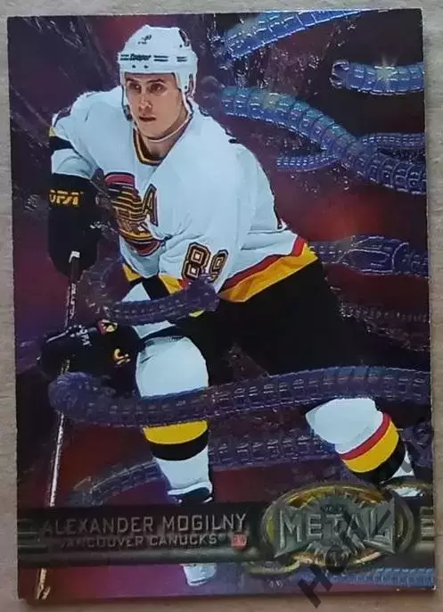 Хоккей. Карточка Александр Могильный Ванкувер Кэнакс/ЦСКА Москва НХЛ/NHL 1996-97