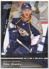 Хоккей. Карточка Петер Олвецки Нэшвилл Предаторз, Лев Попрад, Слован НХЛ/NHL/КХЛ