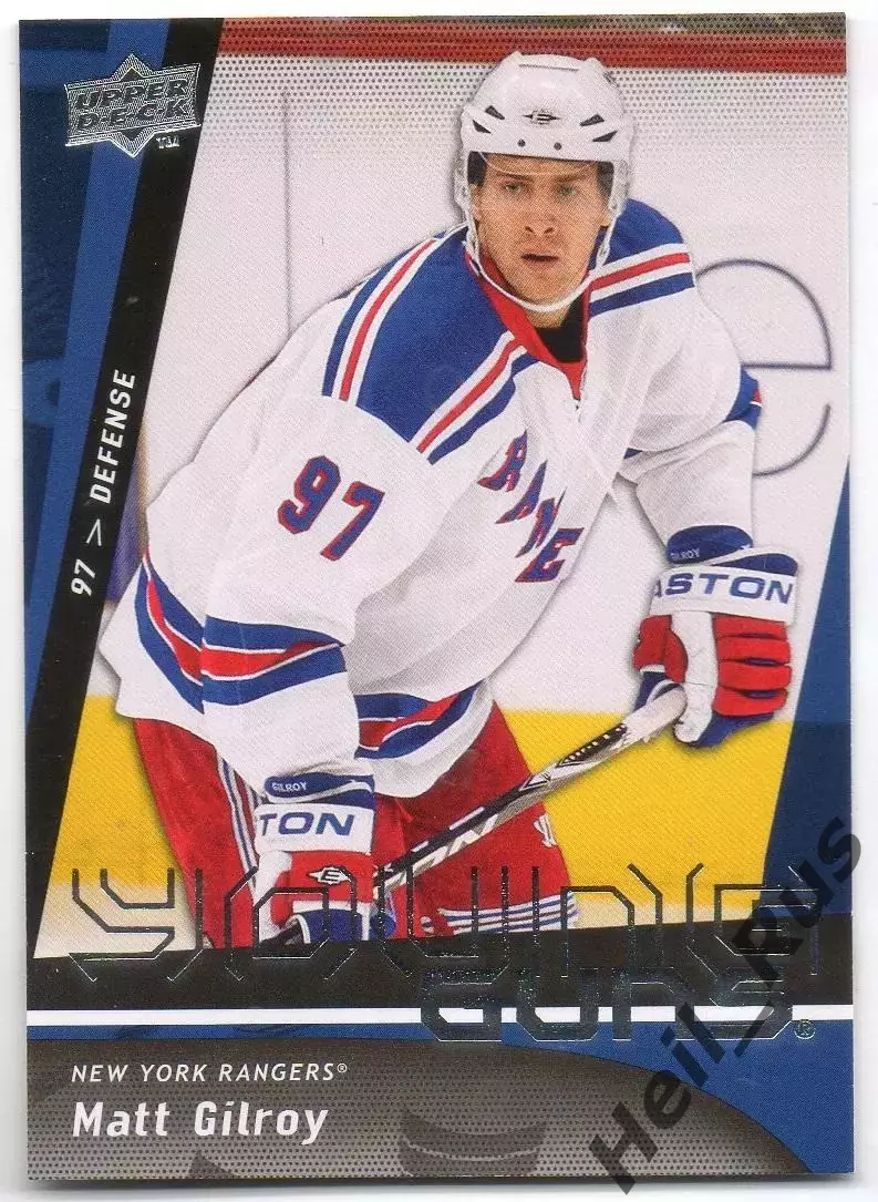 Карточка Мэттью Гилрой (Нью-Йорк Рейнджерс, Спартак/Атлант/Йокерит) НХЛ/NHL, КХЛ