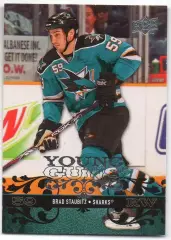 Карточка Brad Staubitz/Брэд Стаубитц (San Jose Sharks/Сан-Хосе Шаркс) НХЛ/NHL