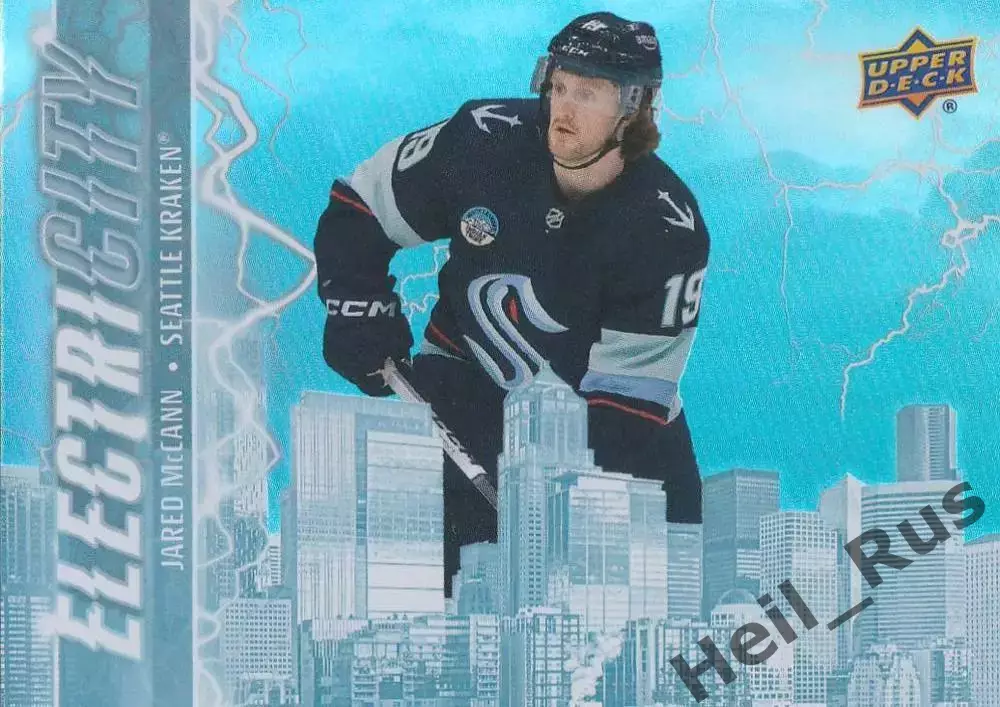 Хоккей; Карточка Jared McCann/Джаред Макканн Seattle Kraken/Сиэтл Кракен NHL/НХЛ