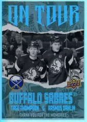Хоккей Карточка Тейдж Томпсон/Расмус Далин Buffalo Sabres/Баффало Сейбрз НХЛ/NHL