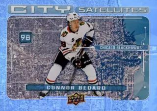 Карточка Connor Bedard/Коннор Бедард Chicago Blackhawks/Чикаго Блэкхокс НХЛ/NHL