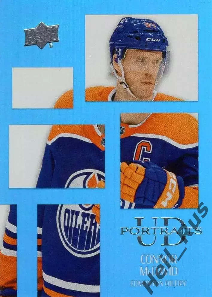 Карточка Connor McDavid/Коннор Макдэвид Edmonton Oilers/Эдмонтон Ойлерз, НХЛ-NHL