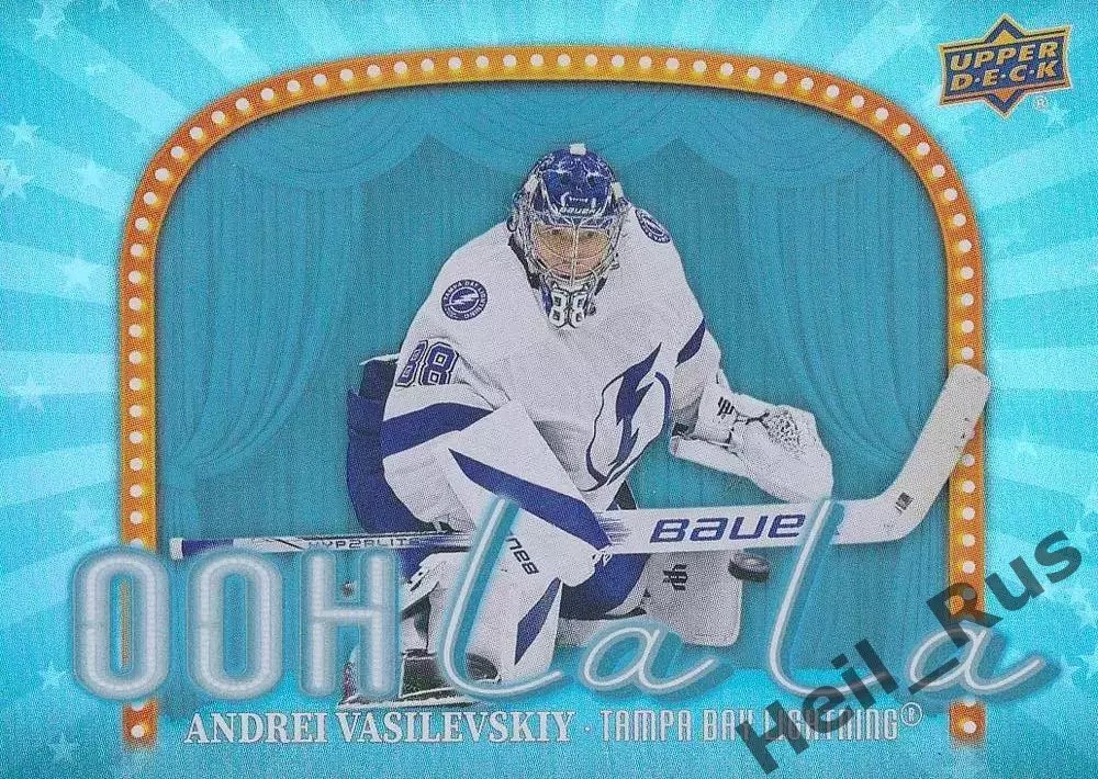 Карточка Андрей Василевский (Тампа-Бэй Лайтнинг / Салават Юлаев Уфа) НХЛ/NHL КХЛ