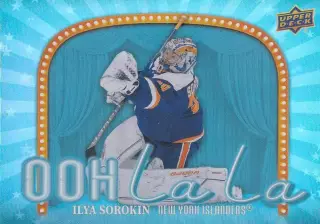 Карточка Илья Сорокин Нью-Йорк Айлендерс/ЦСКА/Металлург Новокузнецк НХЛ/NHL/КХЛ