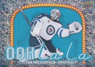 Карточка Connor Hellebuyck/Коннор Хеллебак Winnipeg Jets/Виннипег Джетс; НХЛ/NHL